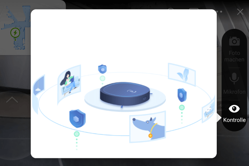 Control function of the OZMO T8 AIVI in the Video Manager